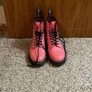 Dr. Martin Pink Size 10 Combat Boots